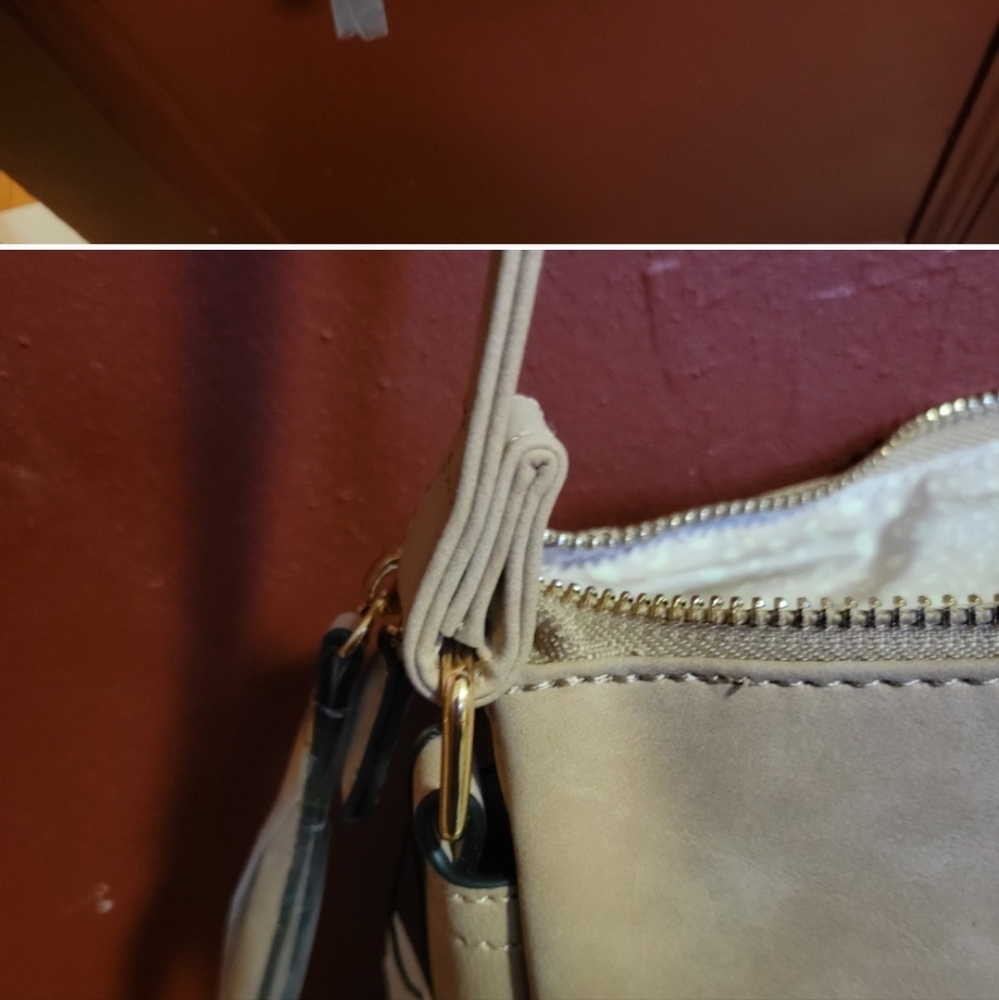 NYC Natural Style Over The Shoulder Handbag - Picture 12 of 13